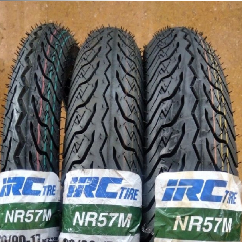 BAN MOTOR IRC NR57 UKURAN 80/90 90/90 RING 18 TUBETYPE