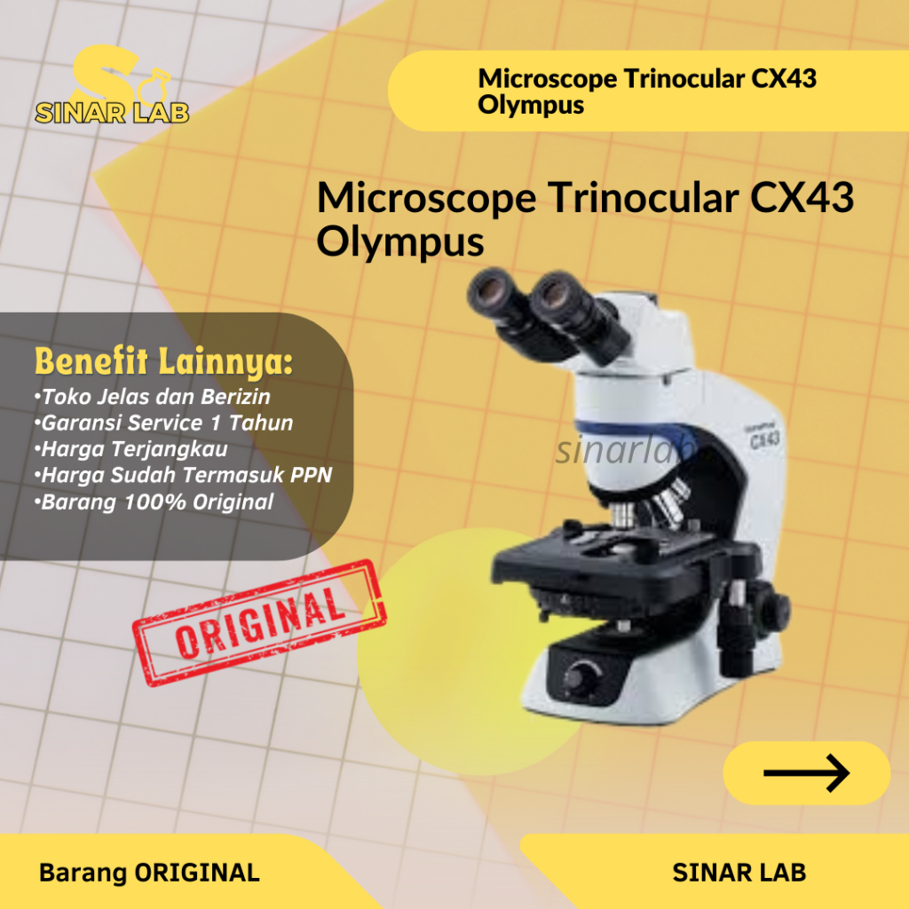 Microscope Trinocular CX43 Olympus