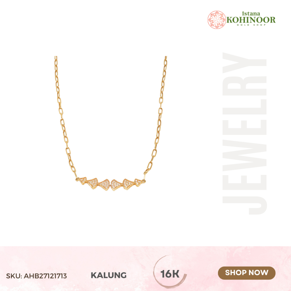 KOHINOOR EMAS KALUNG YELLOW GOLD 16K