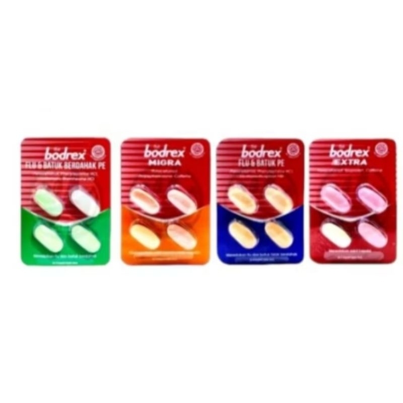 BODREX Obat sakit kepala &  Migran All Varian