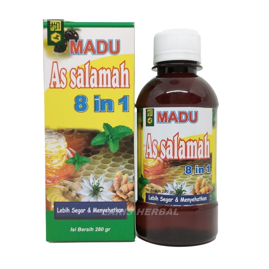 

Madu Batuk As Salamah 8 in 1 280gr madu herbal Assalamah