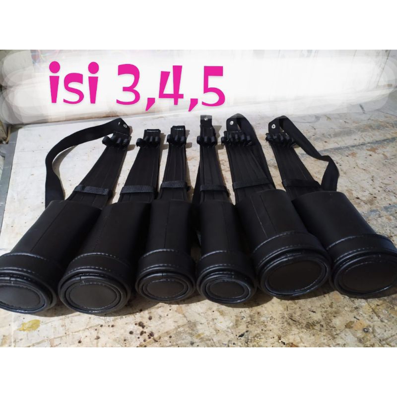 tas pancing slempang joran tegek di punggung