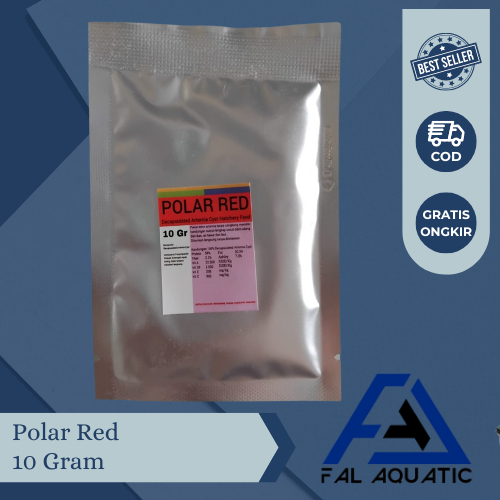 Polar Red 10 Gram / Artemia Polar red / Artemia Instan