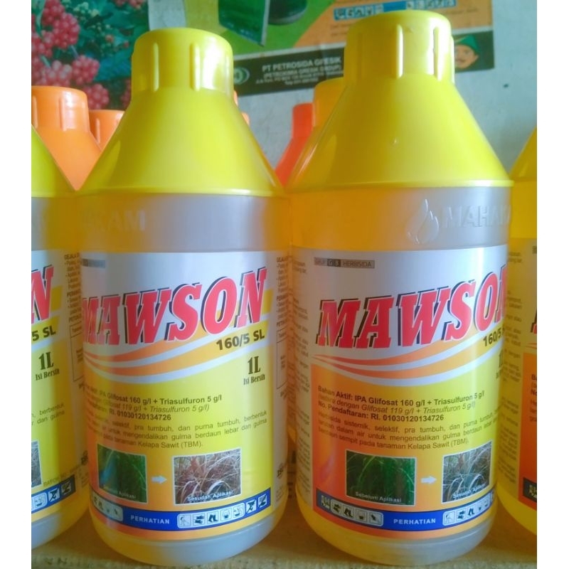 Racun Rumput Sistemik MAWSON*160/5SL*1Liter_Mati Sampai Akar.