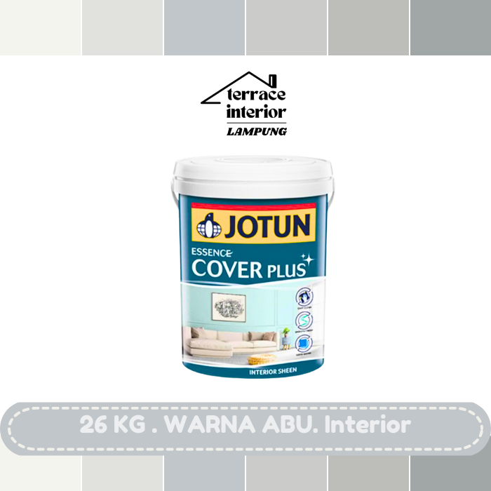 Cat Tembok Jotun Cover Plus warna Abu 26 Kg