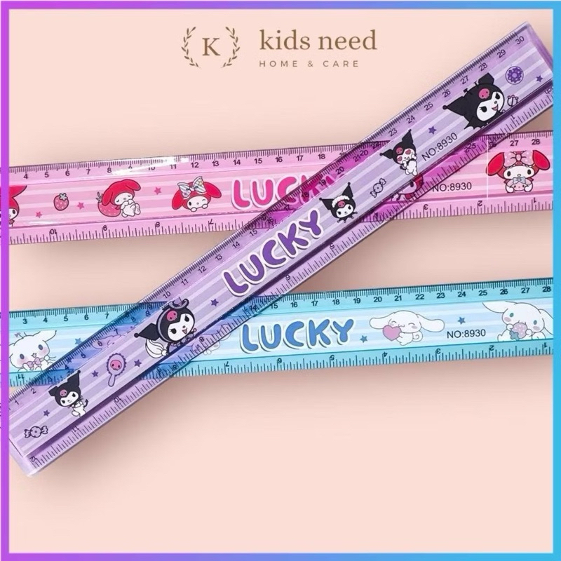 

Penggaris 30cm Karakter Sanrio Kuromi Lucu / Ruler garisan 30cm
