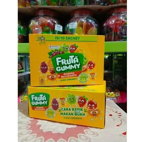 

JELLY BERVITAMIN FRUTIVIT 400 GRAM DAN FRUTA GUMMY 350 GRAM