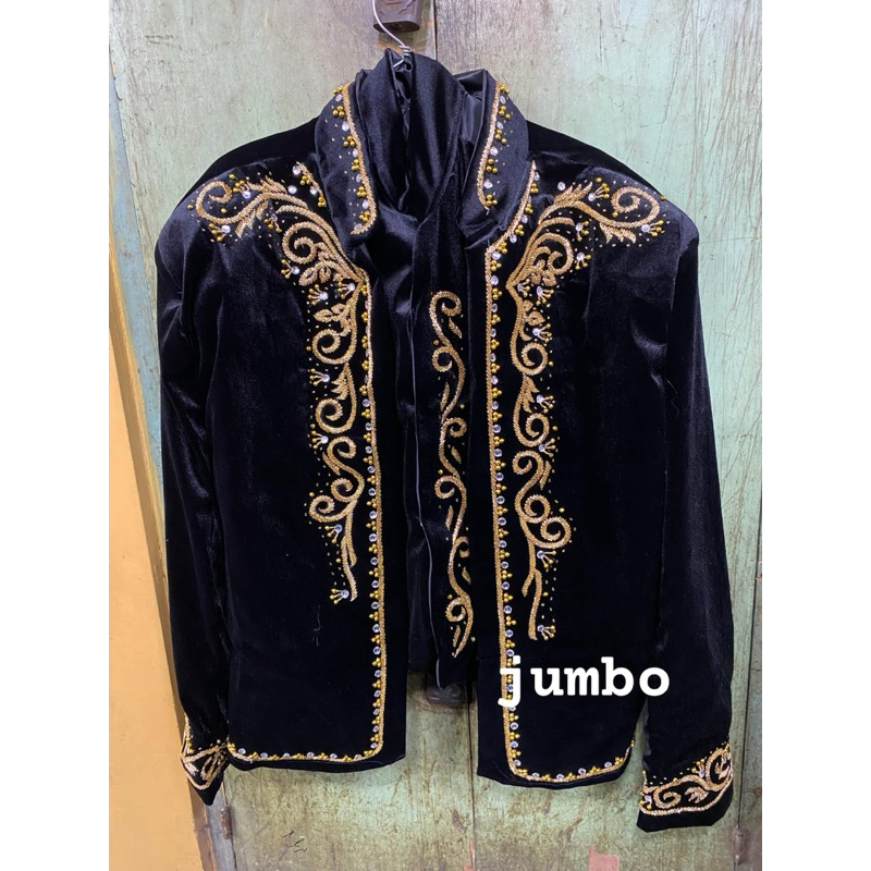 beskap pengantin solo bludru jumbo/Baju pengantin putra jumbo bludru