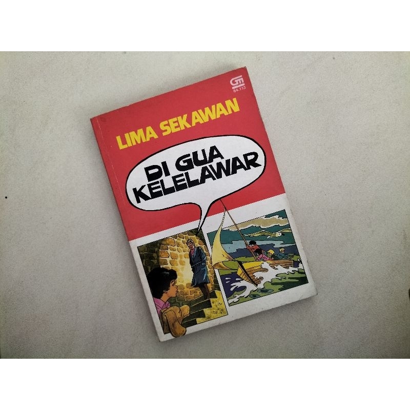 Novel Lima Sekawan Di Gua Kelelawar, karya Claude Voilier