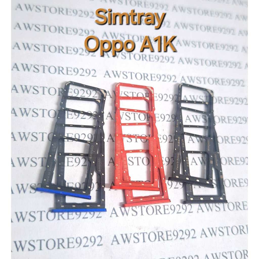 Slot Tempat Dudukan Kartu Simcard oppo A1k  Sim card Lock oppo A1k Simtray Oppo A1k Sim Tray Oppo A1