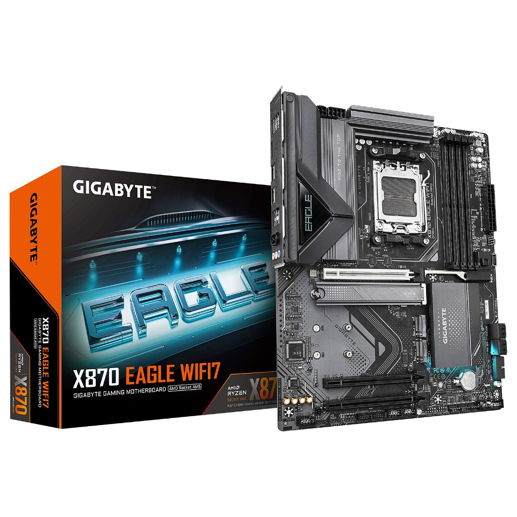 Motherboard Gigabyte X870 EAGLE WIFI7 (AM5, AMD, X870, DDR5, USB3.2, SATA3)