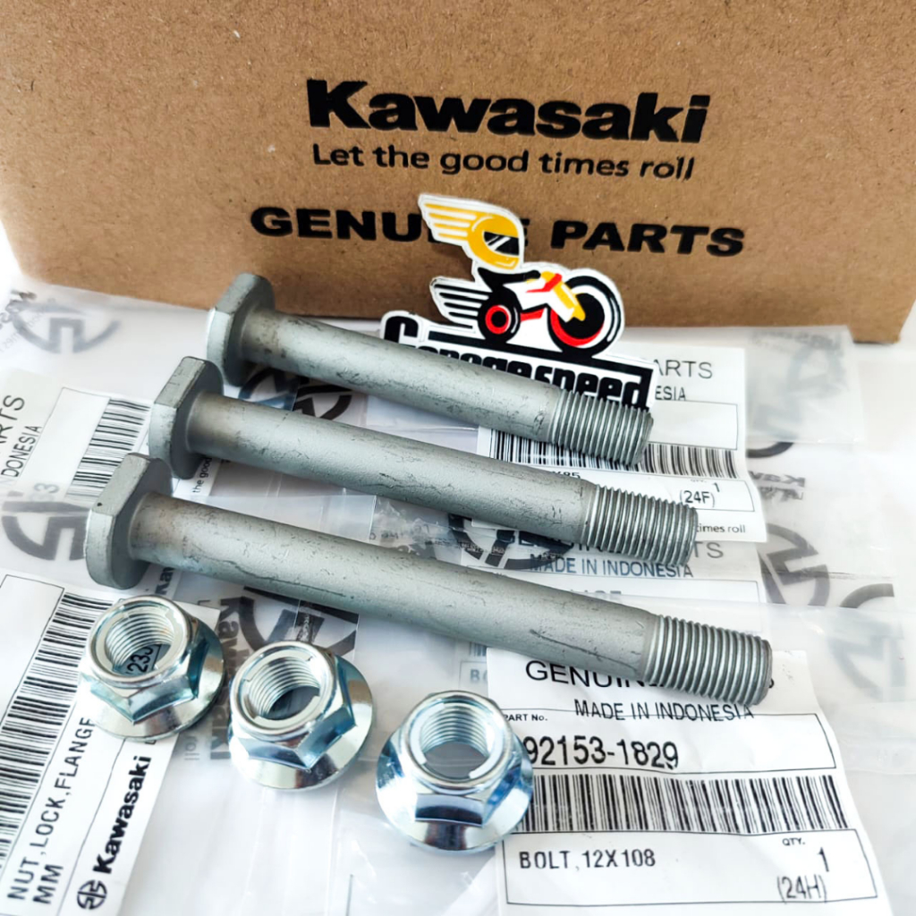 Baut Unitrack Baut Unitrek KLX Komplit Set kawasaki Original