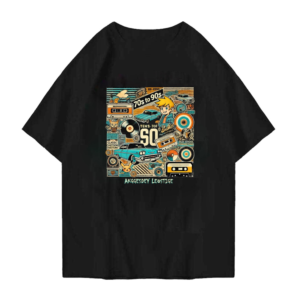 WENZ T-shirt clasic 70s  - kaos unisex