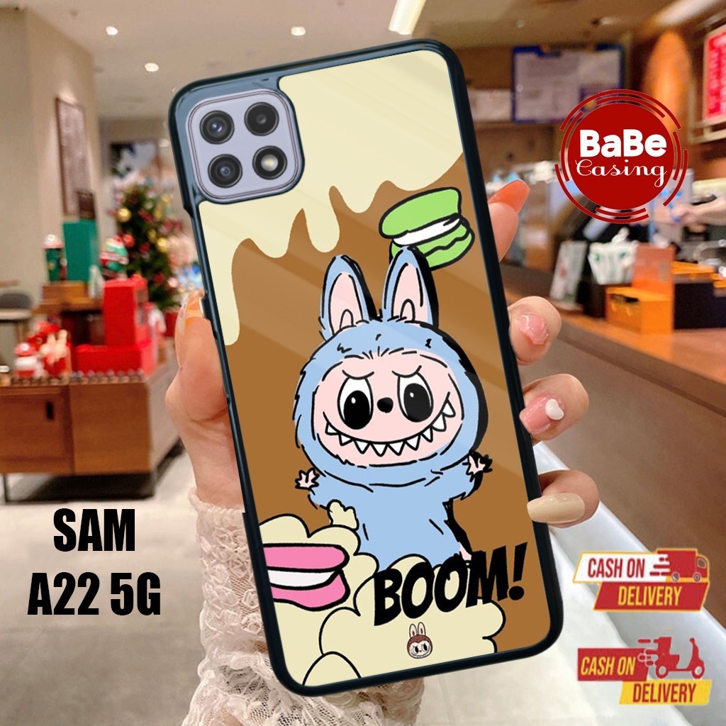 Casing Samsung A22 5G Labubu Terbaru Case Samsung A22 Terlaris Casing Hardcase Softcase Glosy