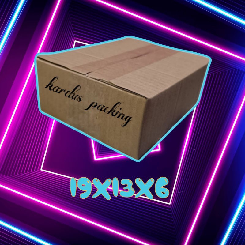 

kardus packing UK 19x13x6 kardus kecil kardus besar
