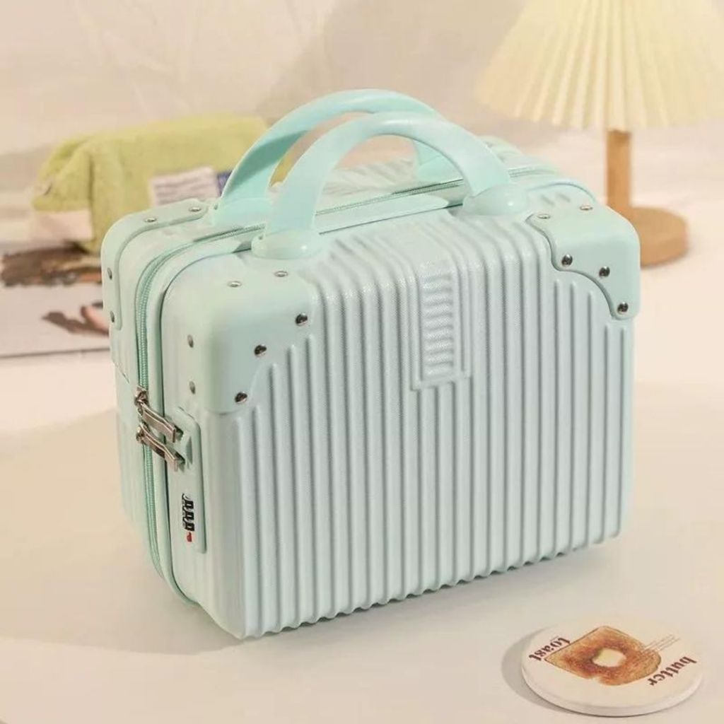 Best Deals Poloshare Koper 14 Inch Mini Travel Beauty Case