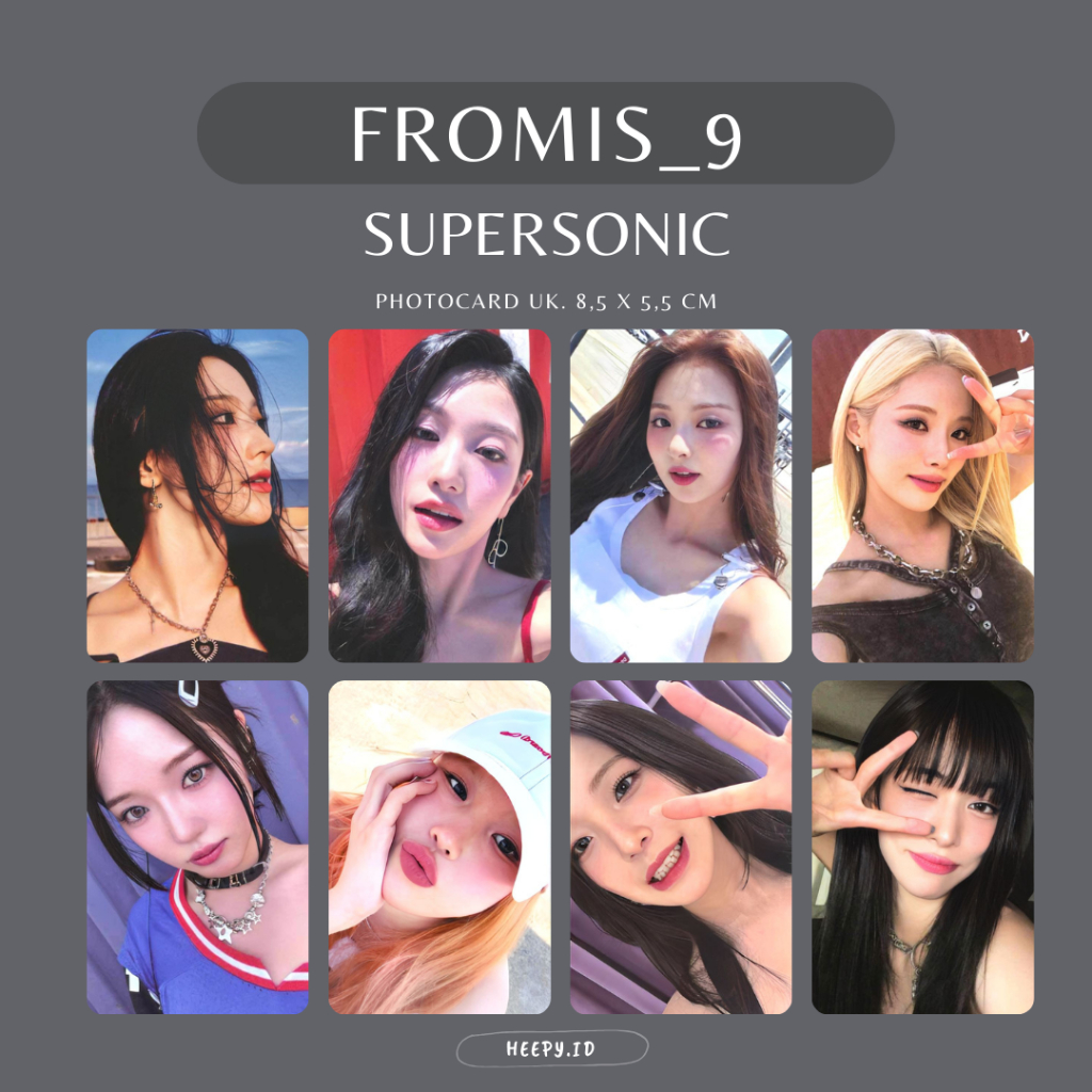[FROMIS] UNOFFICIAL PHOTOCARD FROMIS 9 SUPERSONIC