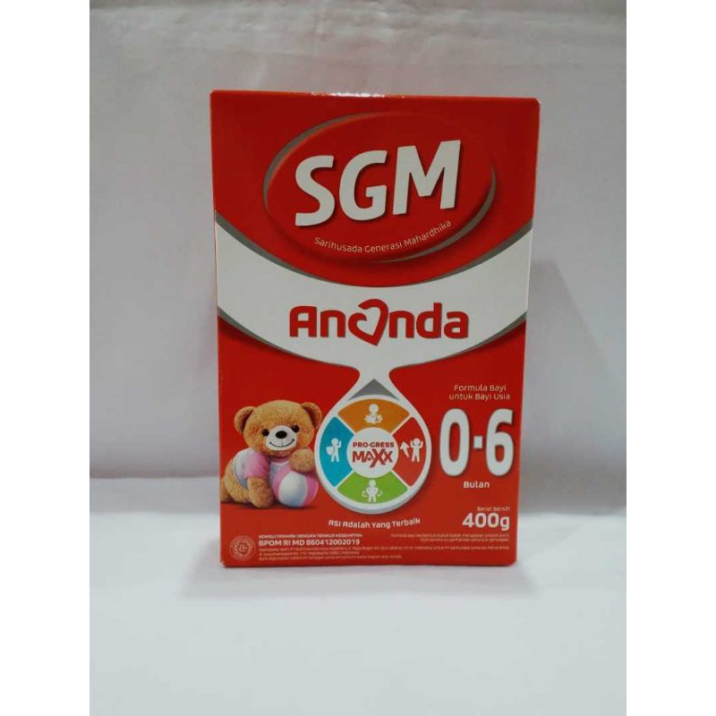 

SGM ANANDA 0-6 BULAN PRO-GRESS MAXX 400gr