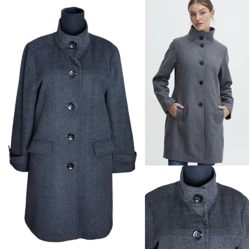 Preloved Wool Coat 22OCTOBRE 1112402