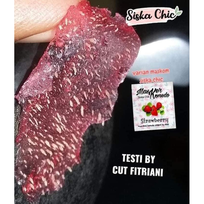 MASKER KOMEDO SISKA CHIC BPOM ORIGINAL