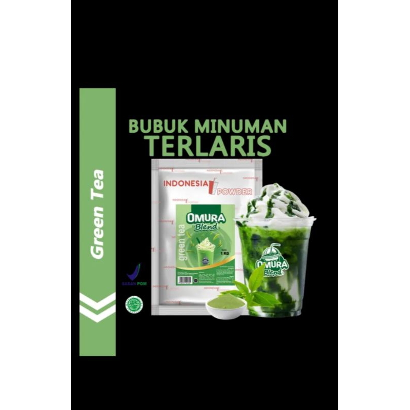 

Omura Blend Bubuk Minuman 1kg (1000g) Rasa Green Tea