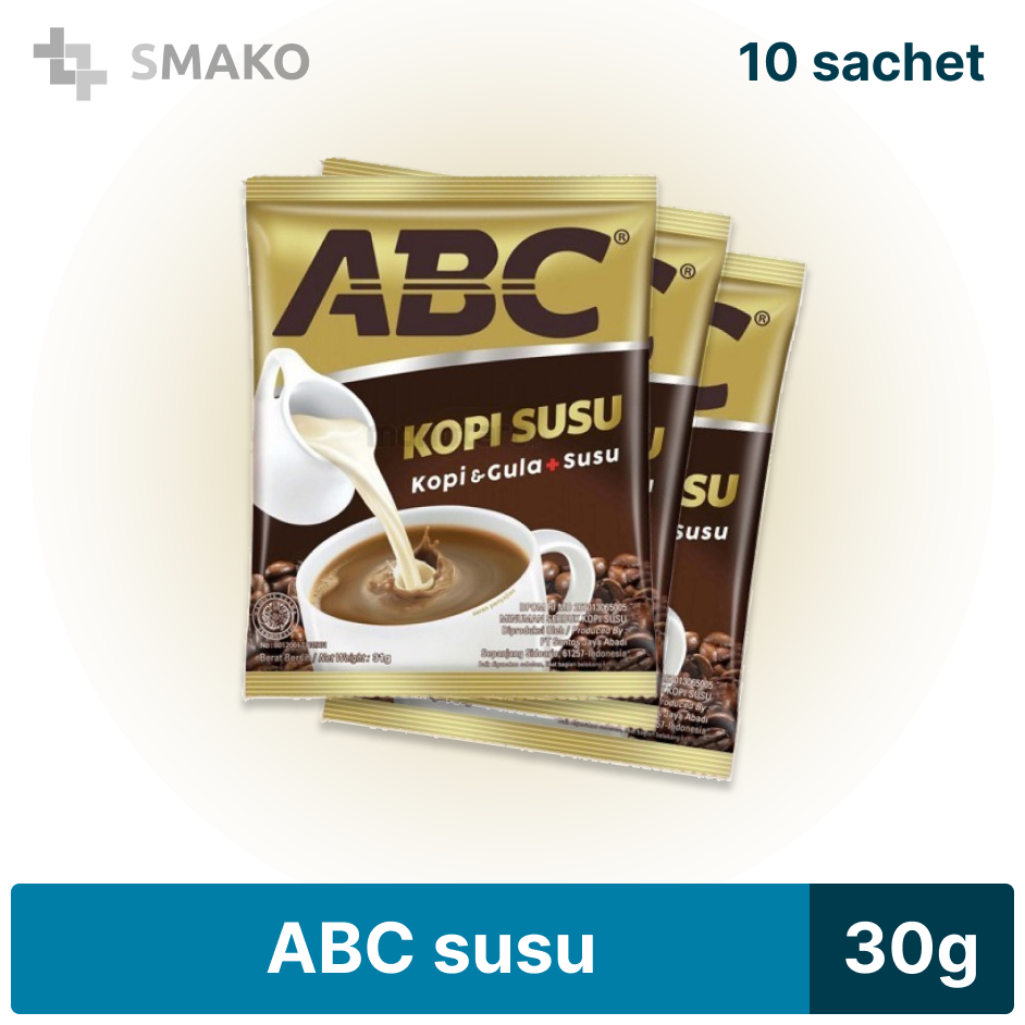 

KOPI ABC susu RENCENG isi 10 bungkus@30g