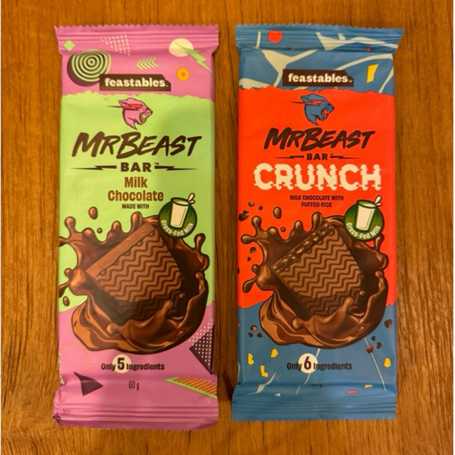 

MrBeast Feastables Chocolate - ORIGINAL VERSION Mr Beast Coklat Exp Jan 2025