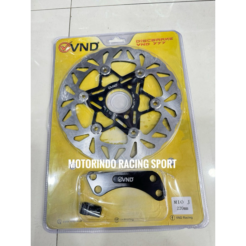 CAKRAM PIRINGAN DISC DEPAN VND 777 220MM MIO J / VND 220MM LUBANG 3