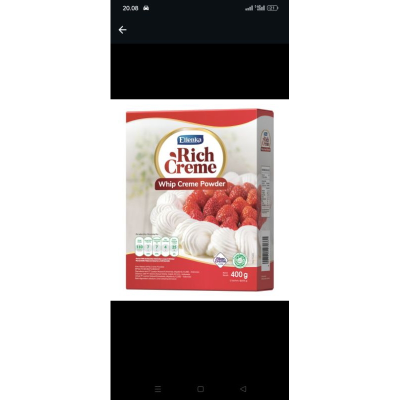 

richcreme 400 gram
