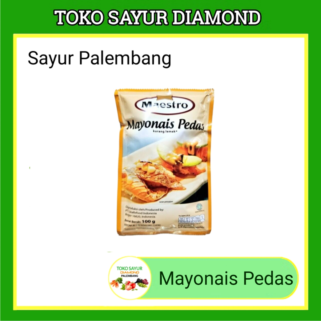 

Maestro Mayonais Pedas 100 gram Per Sachet