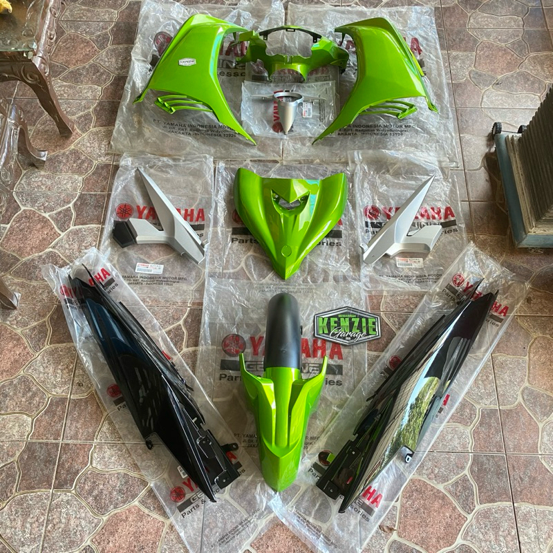 Body Full set Yamaha Jupiter MX New NJMX Hijau Hitam Original YGP