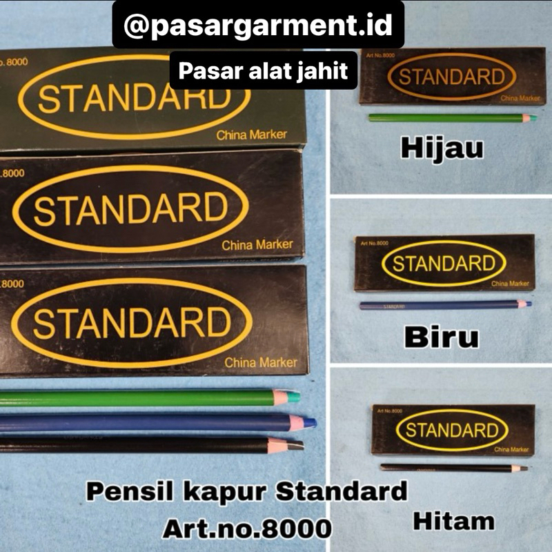 

Pensil Kapur STANDARD (1 kotak 12 pcs)