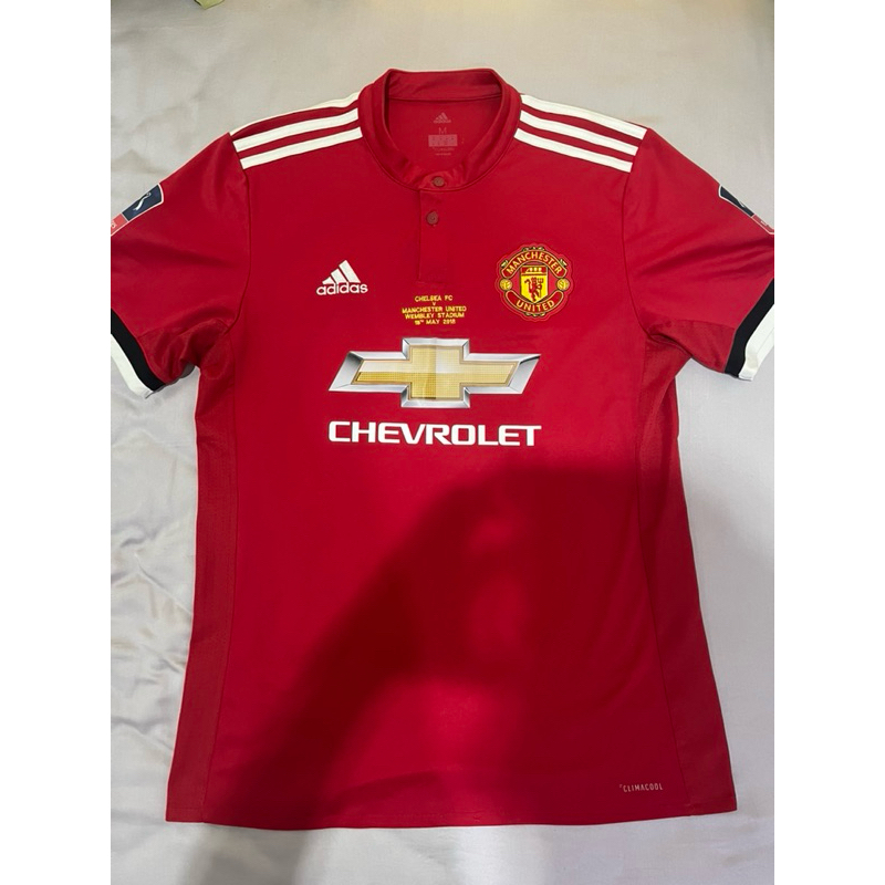 Jersey Manchester United Home 17/18 Antonio Valencia Original FA Cup Final Full Detail Size M