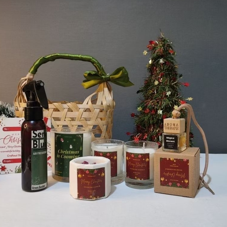 

CHRISTMAS HAMPERS SET AROMATERAPI PARCEL NATAL GIFT KADO TAHUN BARU