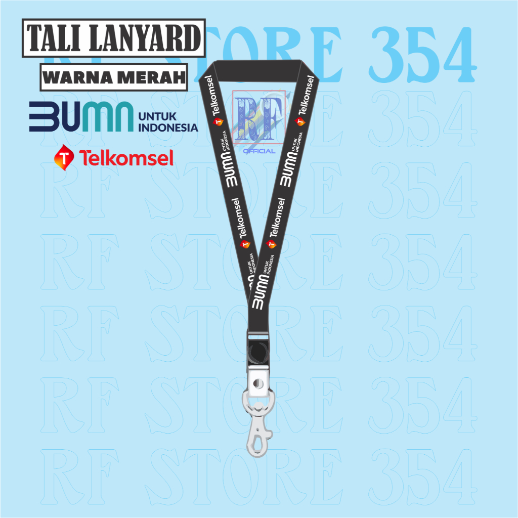 

TALI LANYARD BUMN TELKOMESL - LOGO BUMN UNTUK INDONESIA X TELKOM INDONESIA - TALI ID CARD GANTUNGAN KUNCI GANTUNGAN FLASHDISK GANTUNGAN NAMETAG TALI LANYARD BEST SELLER COD