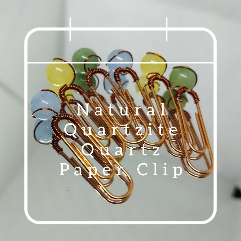 

KLIP KERTAS BATU ALAM - NATURAL QUARTZITE QUARTZ PAPER CLIP