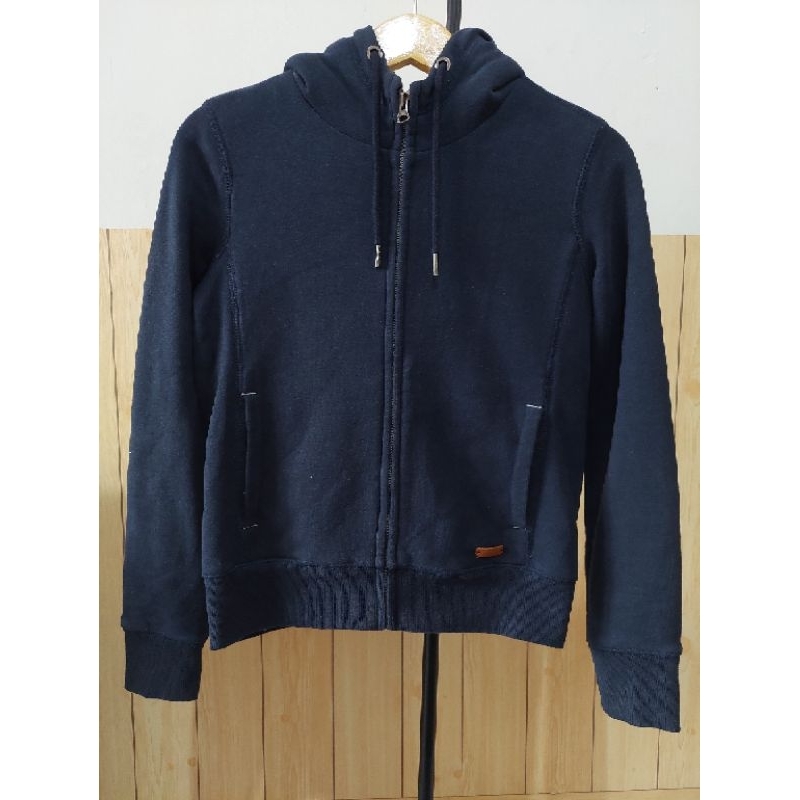 Zipper Hoodie Spao Sherpa Vintage Size S