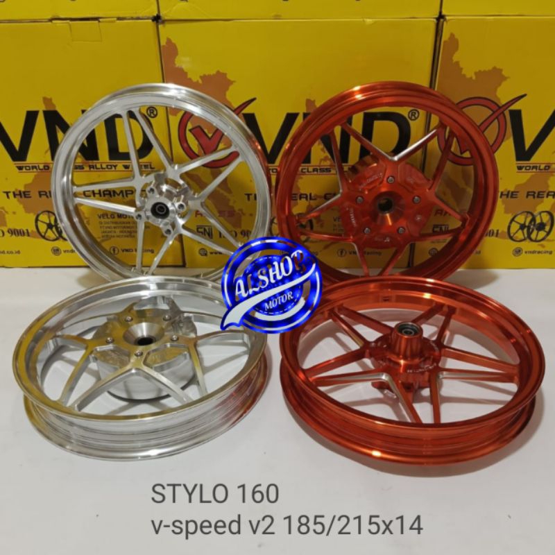 VELG RACING VND V SPEED HONDA STYLO 160 CBS STYLO 160 ABS 185/215x14