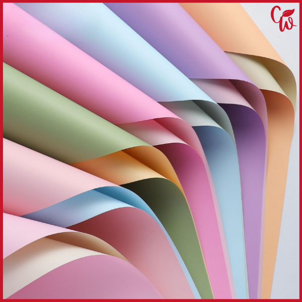 

Bicolor Cellophane Kertas Buket Bunga Wrapping Paper Ecer Lembaran KB6200