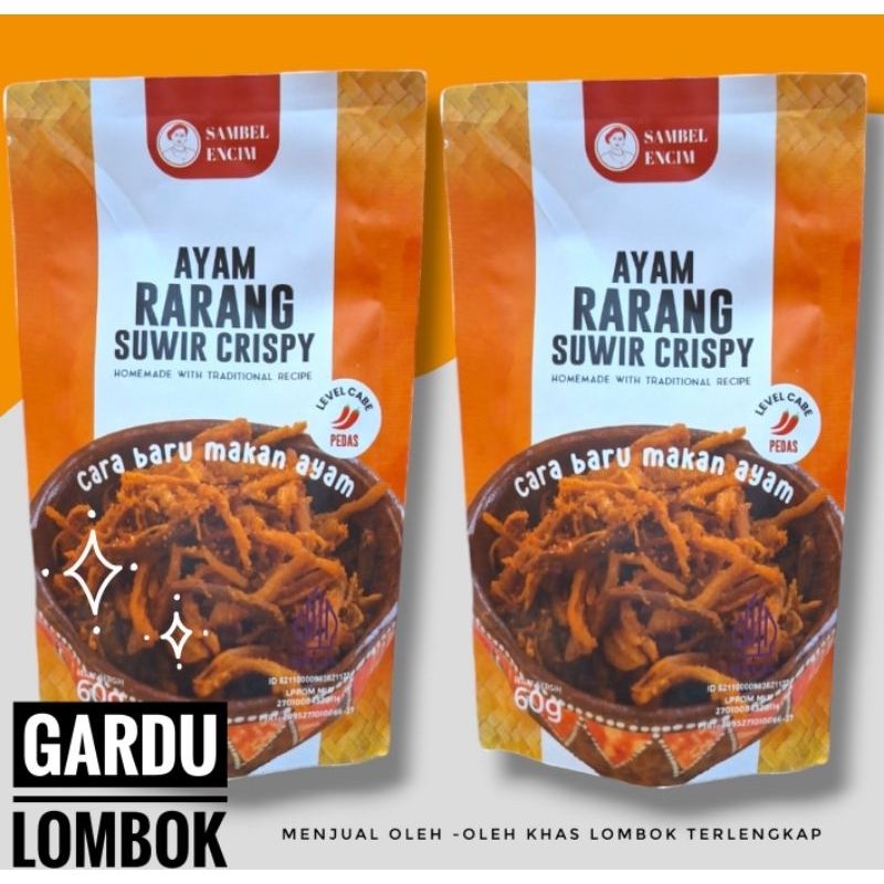 

Ayam Suwir rarang crispy Pedas Khas Lombok
