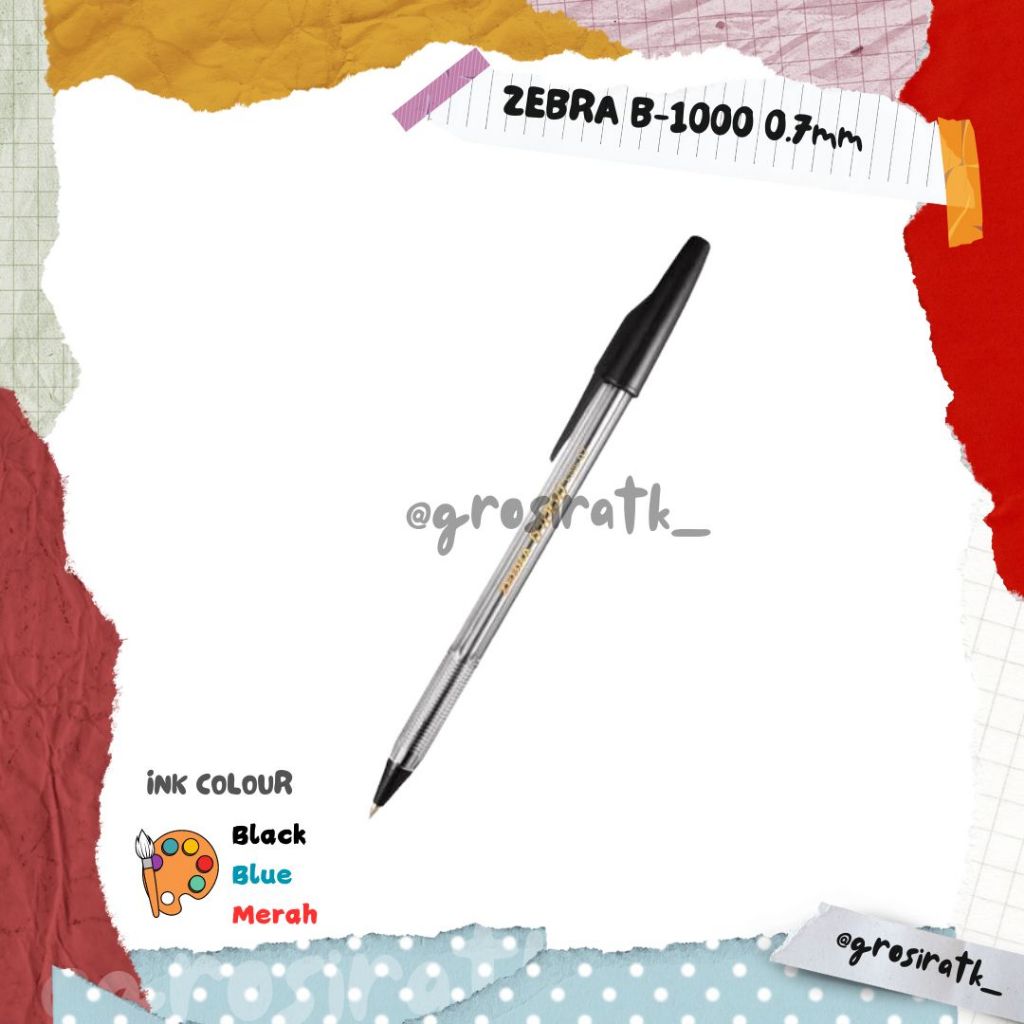 

Zebra B-1000 0.7mm Satuan