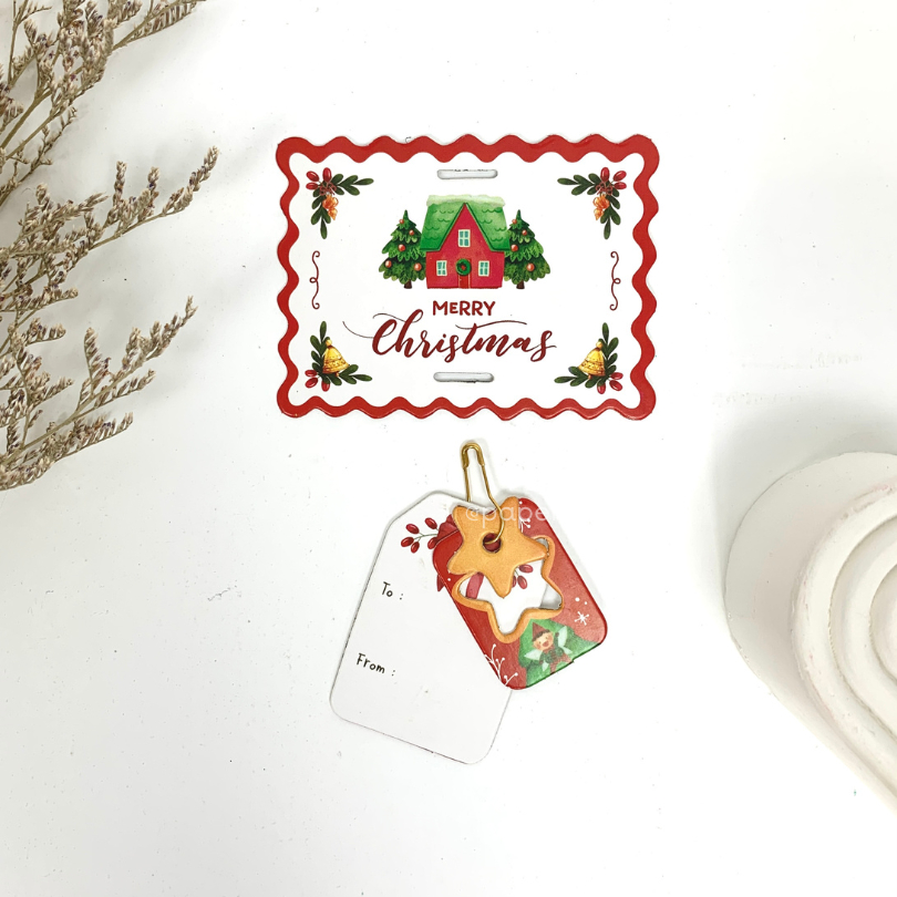 

( 10 SET ) Sleeve Card Box hampers Kue Natal/Chritsmas