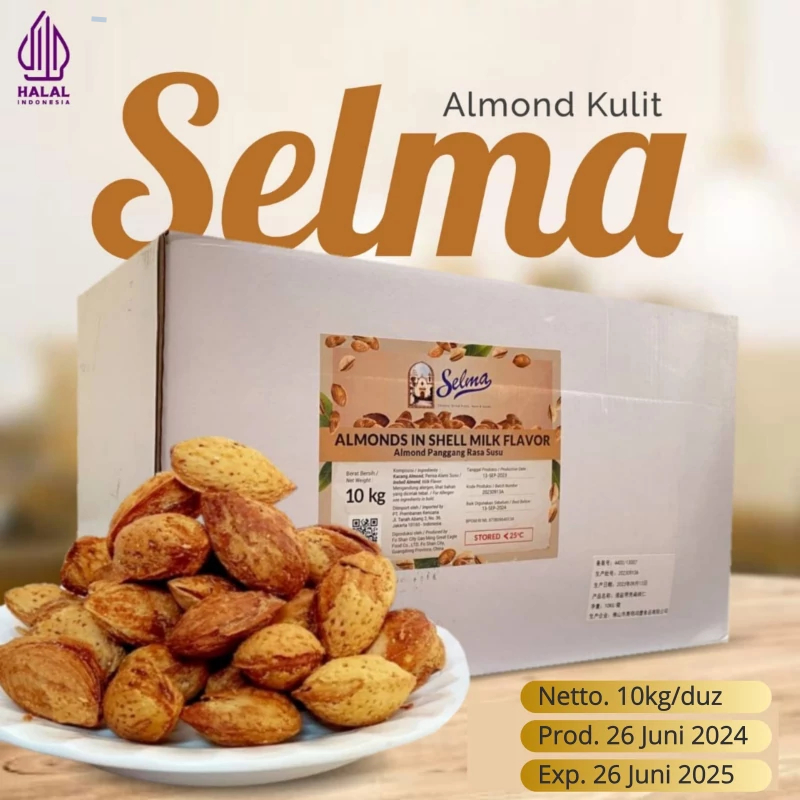 

KACANG ALMOND SELMA - ROASTED MILK FLAVOUR | 5 kg , 10 kg