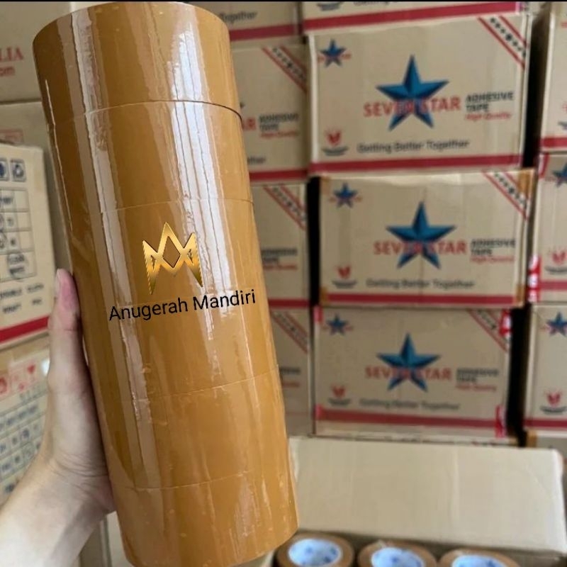 

LAKBAN COKELAT 45MM X 90 YARD ( 1 SLOP ISI 6 PCS )