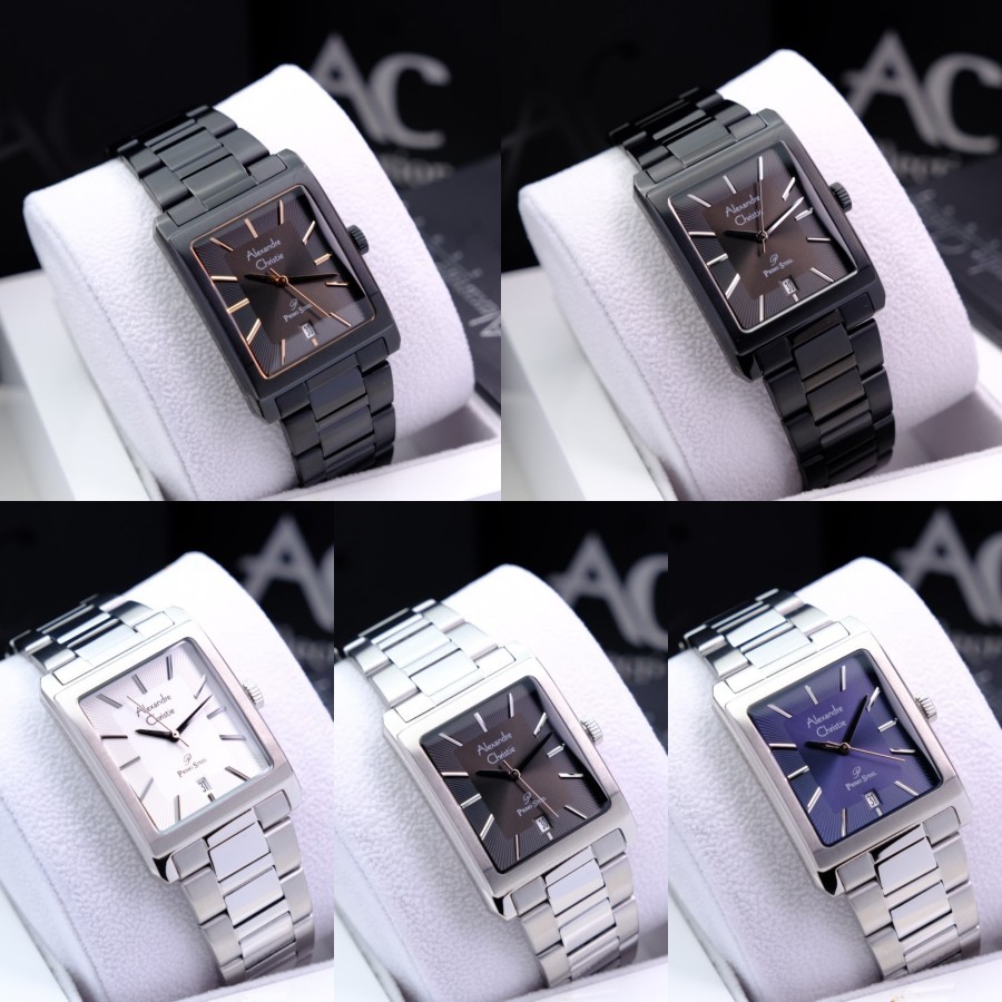 Jam Tangan Pria Alexander / Alexandre Christie Anti Air Original 100% AC 1039