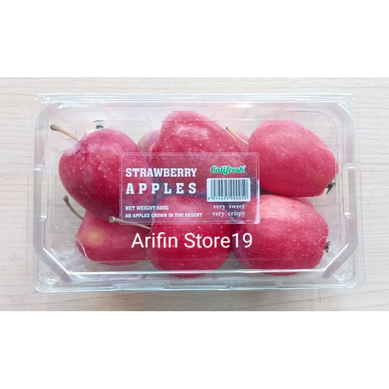 

Strawberry Apel 400gr / Apel Strawberry Import / Manis-Segar