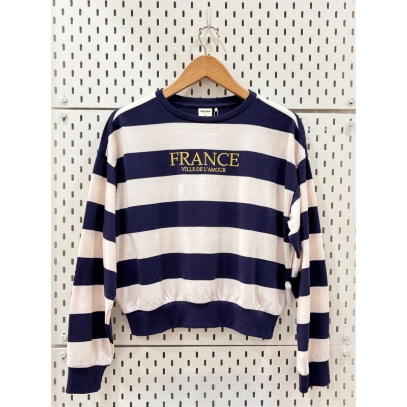 Kaos Lengan Panjang Wanita 3Second FRANCE Original