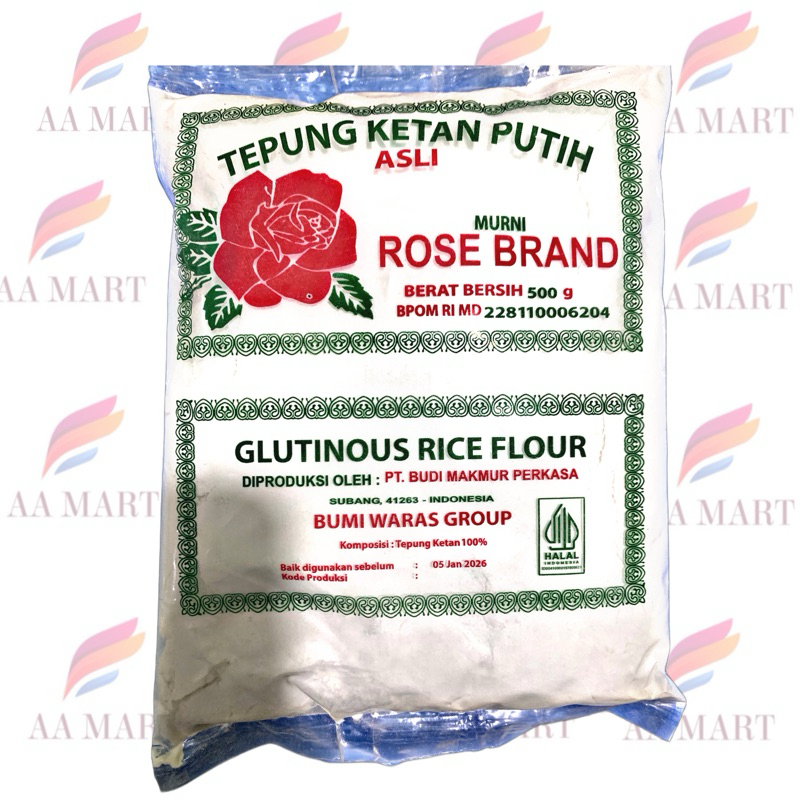 

tepung ketan putih rose brand