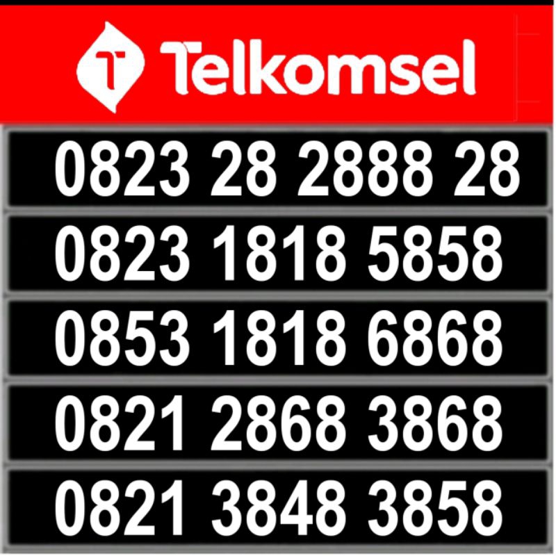 NOMOR HP CANTIK TELKOMSEL 8888 x8x8 nomor cantik simpati 8888