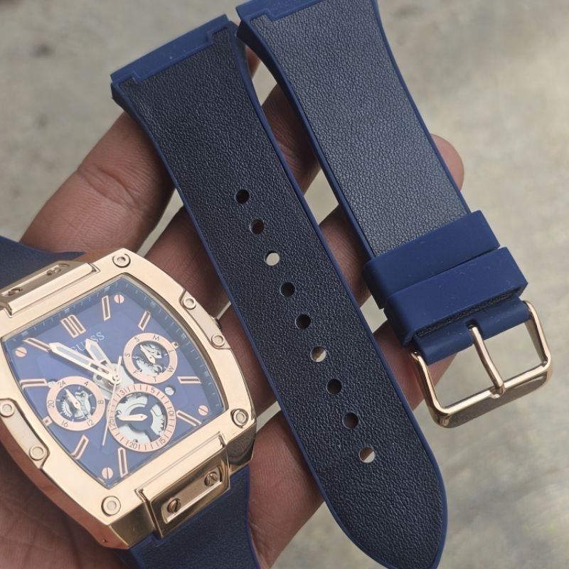 Strap Tali Guess Phoenix Rubber Jam Tangam Pria